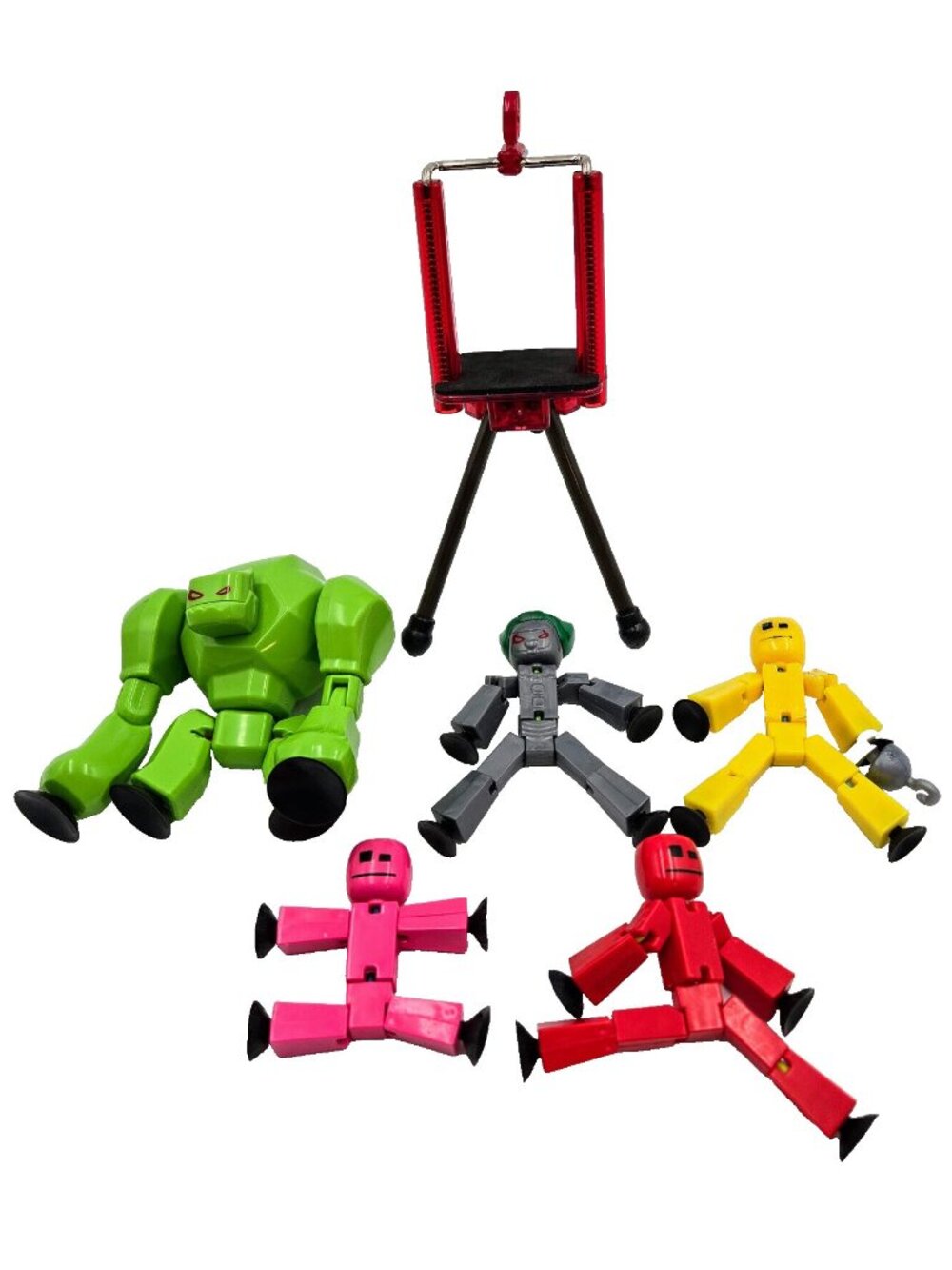 Stikbot Zing Mega Monsters Green Gigantus Giggles The Clown Animation Lot With 5